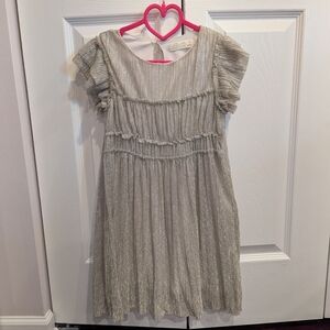 Elegant Golden Kids Dress